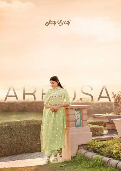Aroosa By Jay Vijay Pure Cotton Embroidered Salwar Kameez Collection